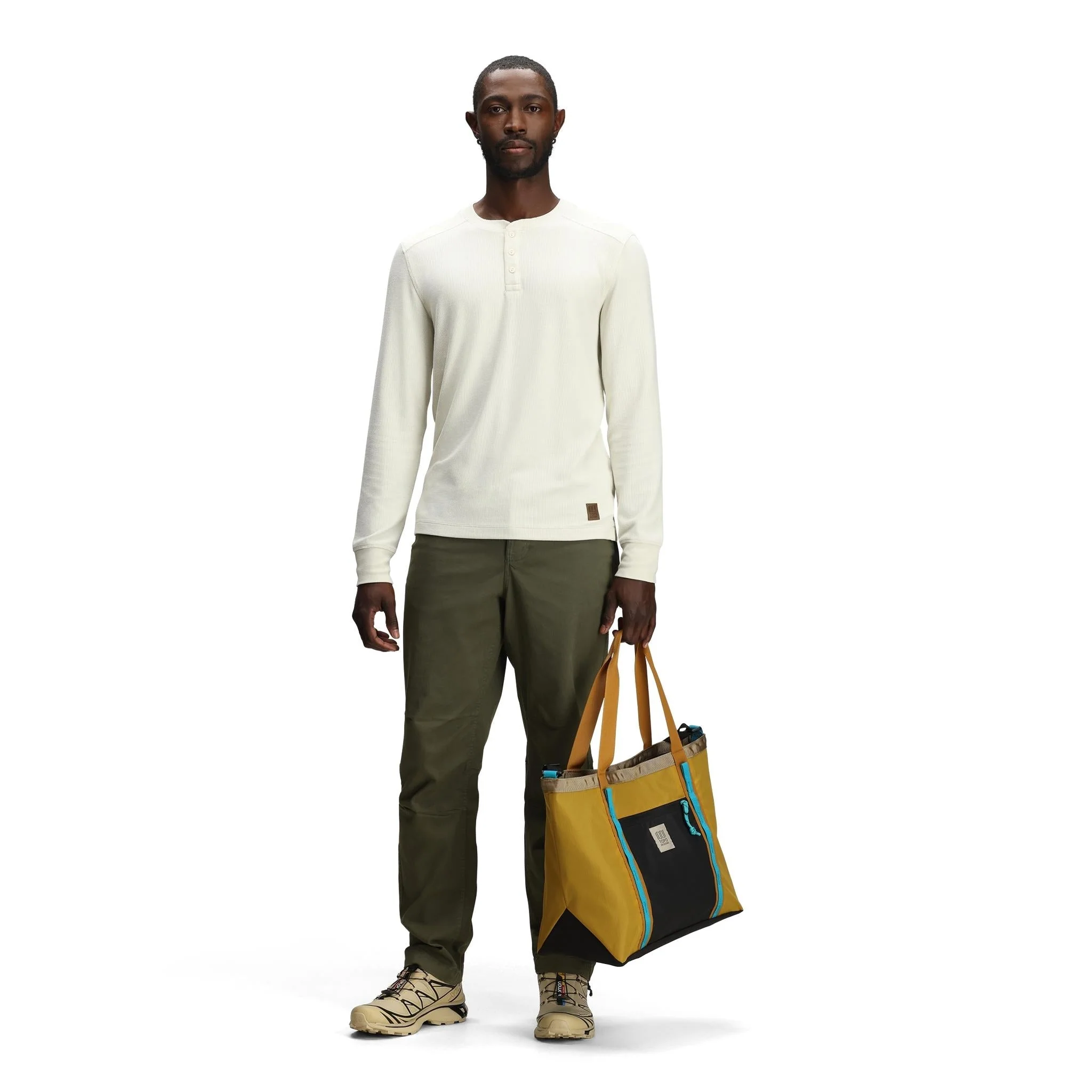 Global Waffle Henley - Men's - Image 7