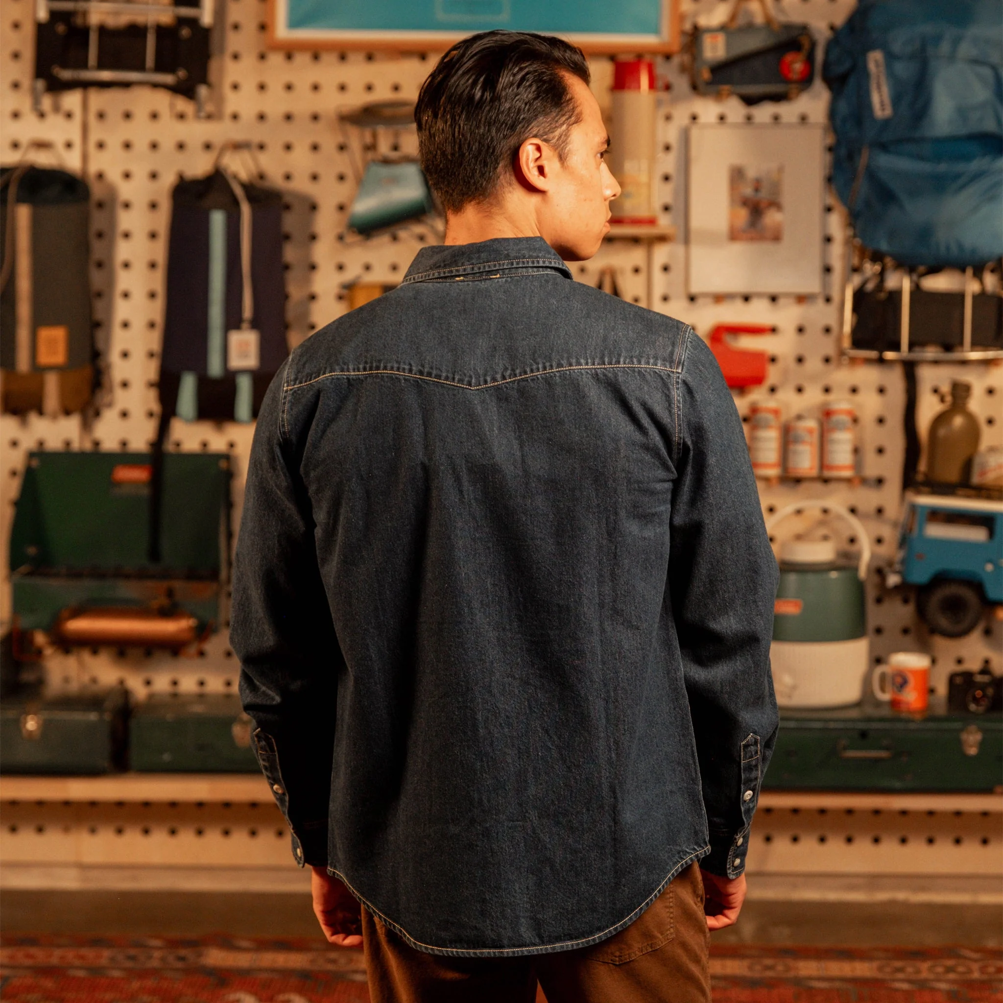 Mountain Shirt Long Sleeve Denim - Men's - Image 5