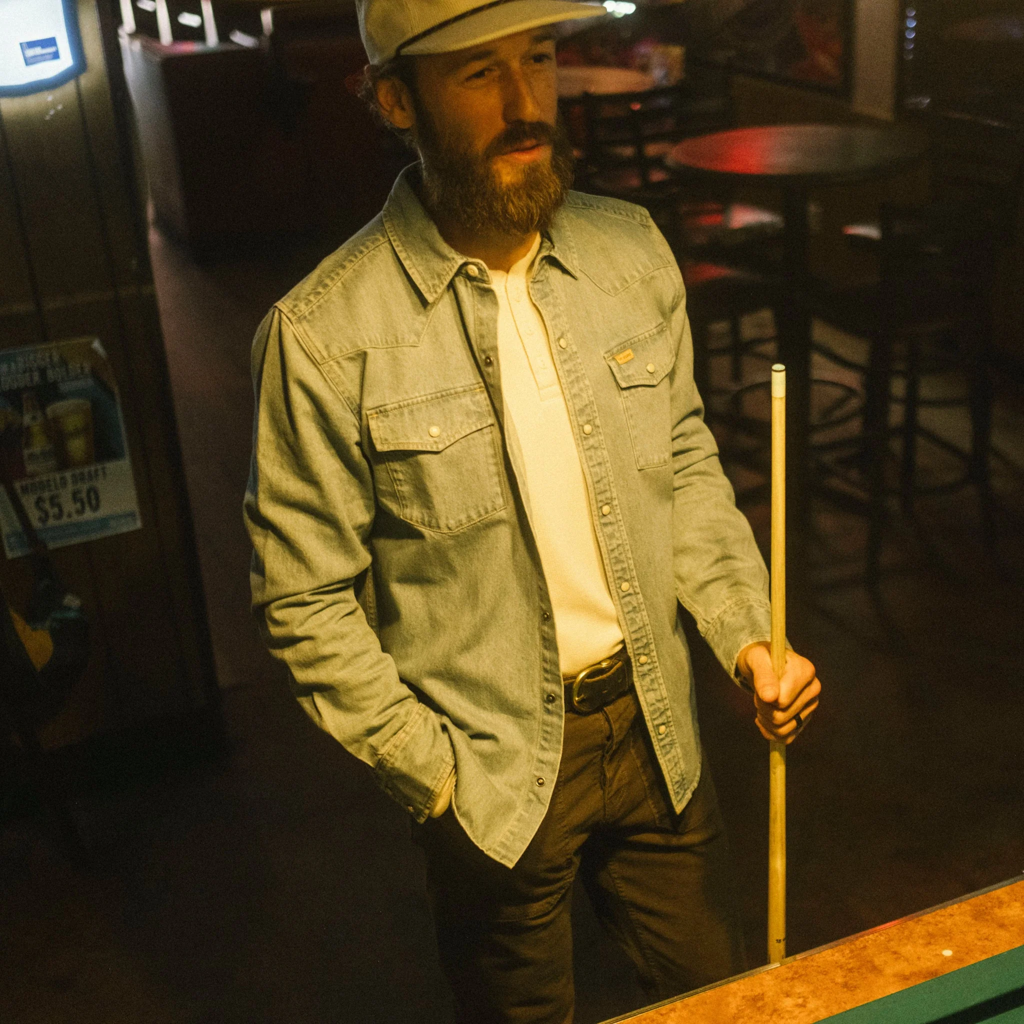 Mountain Shirt Long Sleeve Denim - Men's - Image 6