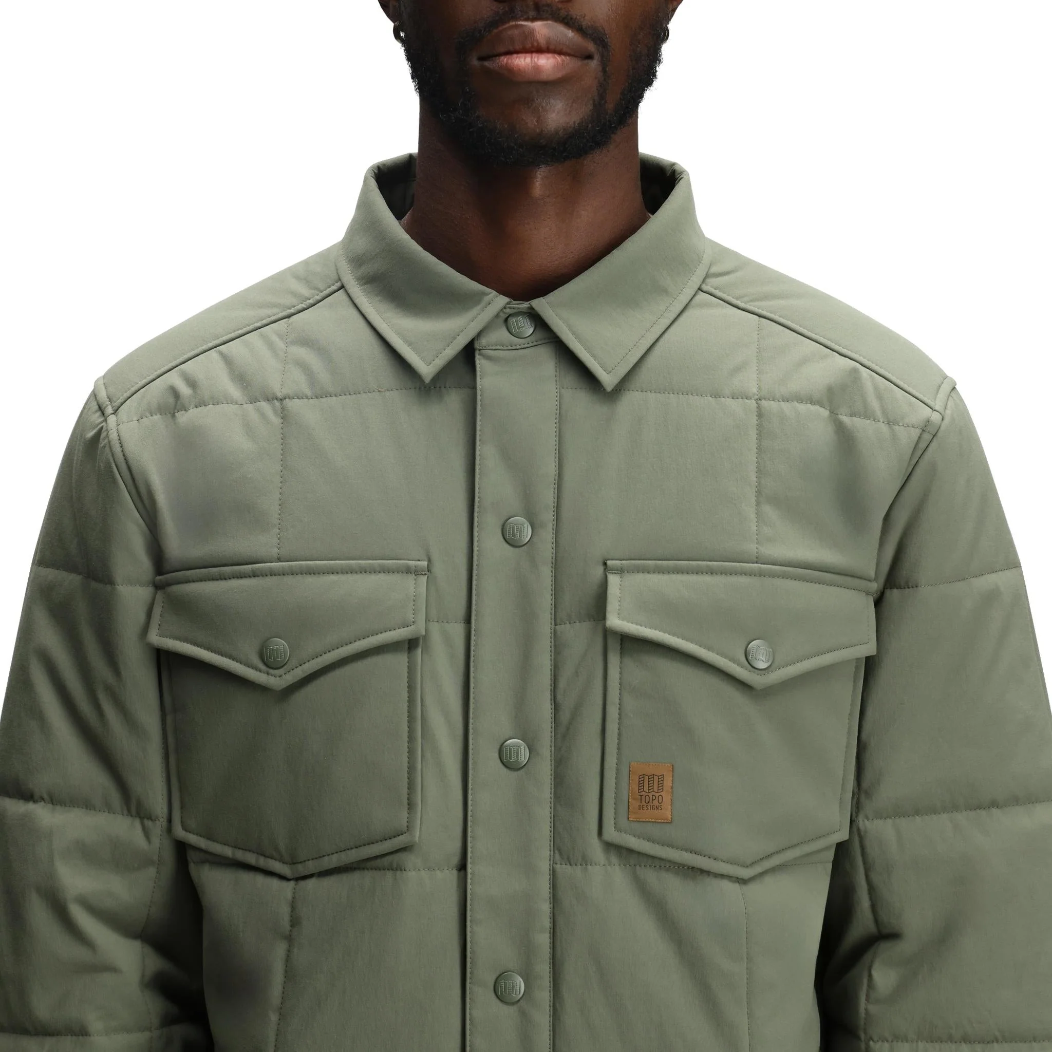 Puffer Shirt Jacket - Men's - Image 4