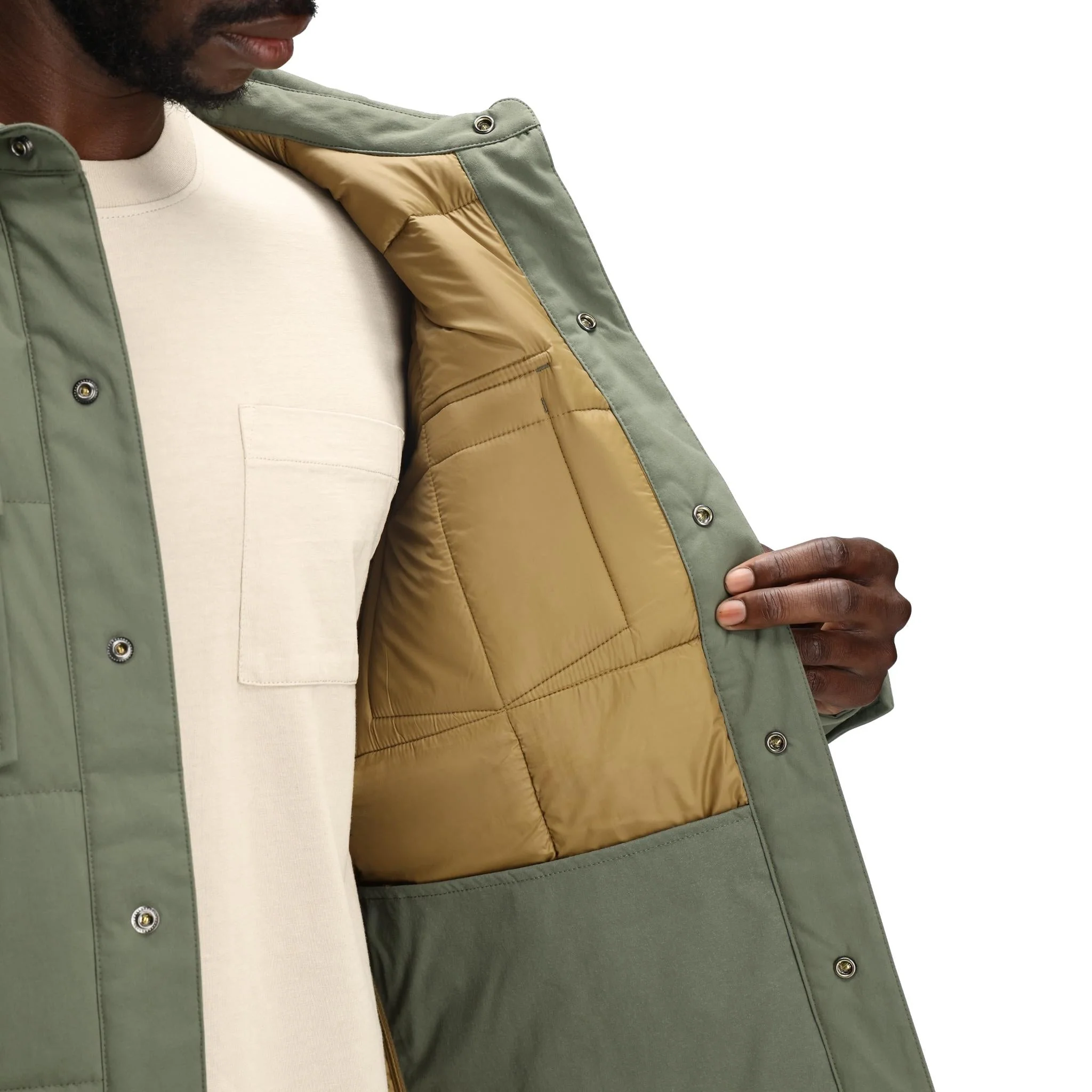 Puffer Shirt Jacket - Men's - Image 5