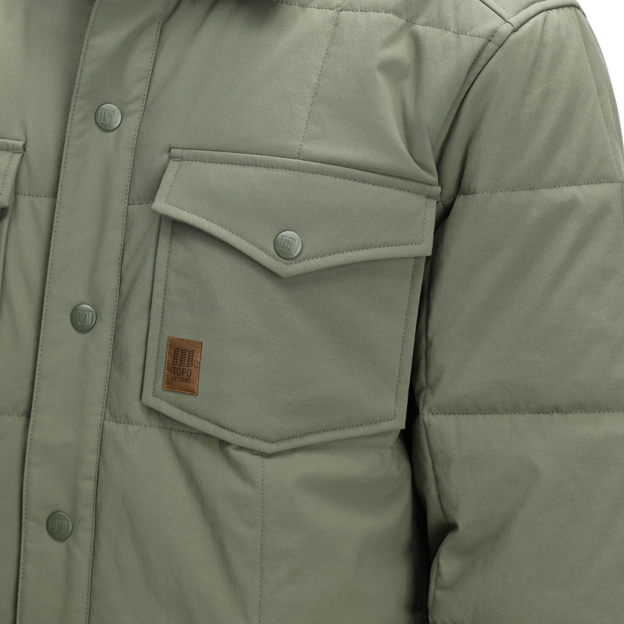 Puffer Shirt Jacket - Men's - Image 6