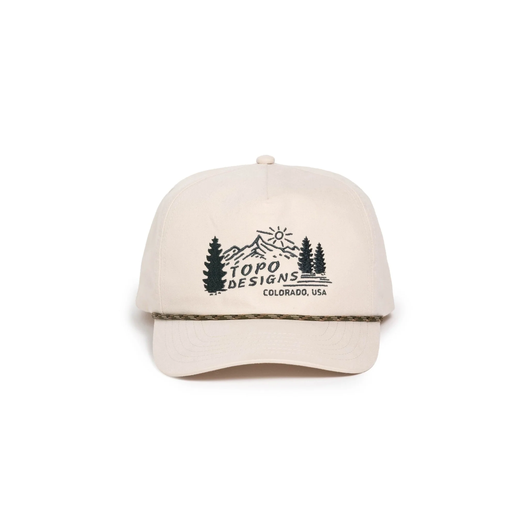 Twill Rope Cap - Mountain Scene - Image 3